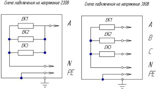 ОВЭ-4 электрическая схема