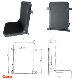 СС-01М подвесное и складное сиденье, без регулировок