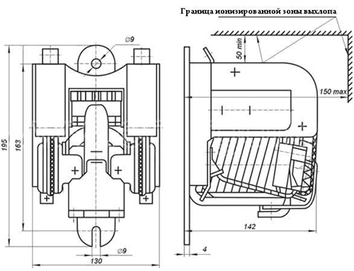 КПД-121 габаритные размеры