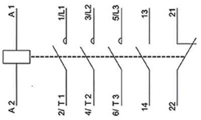 Схема контактов Пускатели ПК-LC1D