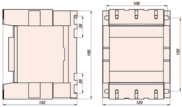 Габаритные размеры ПК5-17011380LC1D