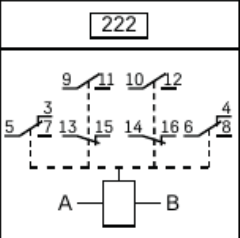 РПУ 2М-211 1222 схема контактов